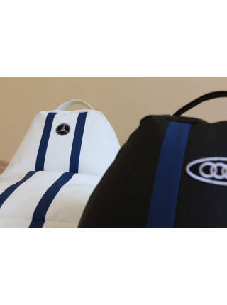 Крісло-мішок для дітей чорне, кожзам